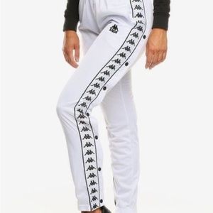 Kappa tear away snap track pants